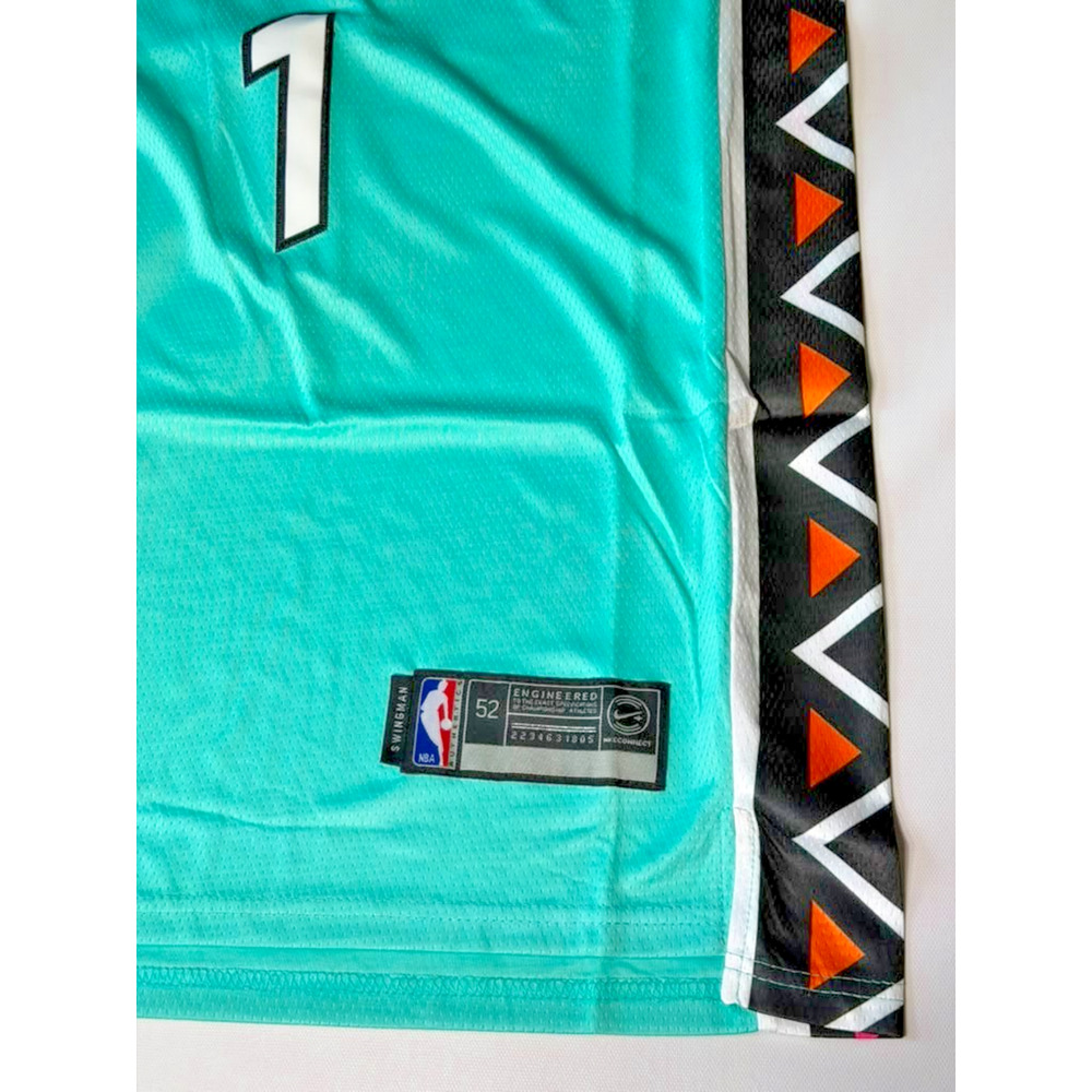 New San Antonio Spurs City Edition Jersey #1 Victor Wembanyama Teal XL - Picture 10 of 14